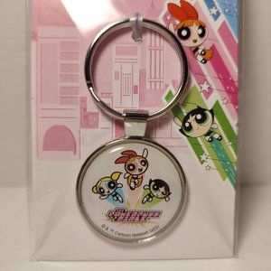 Powerpuff Girls Blossom Buttercup and Bubbles Keychain